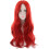 Red curly wig for women 75 cm 1