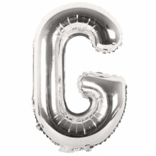 Letter Balloon Silver 80 cm Large