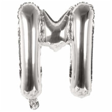 Letter Balloon Silver 80 cm Large
