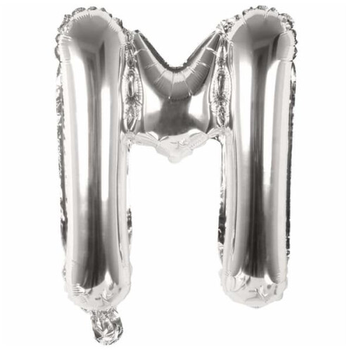 Letter Balloon Silver 80 cm Large