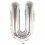 Letter Balloon Silver 80 cm Large 1