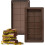 Silicone Chocolate Cookie Mold Brown 10-Compartment 2 pcs 1