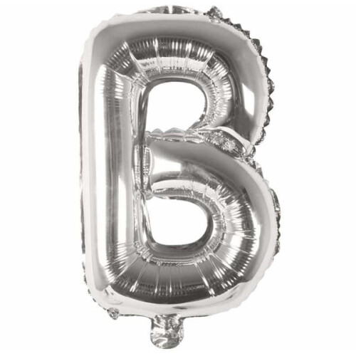 Letter Balloon Silver 80 cm Large