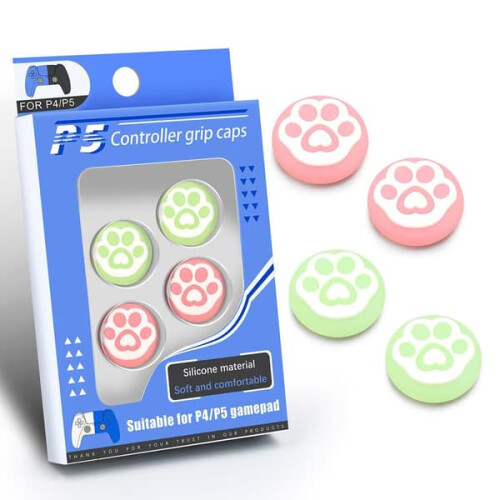 Silicone Thumb Grips for PS4 PS5 Xbox Series 4pcs