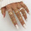 Gold Rings Set Smooth and Patterned 21 Pieces 1