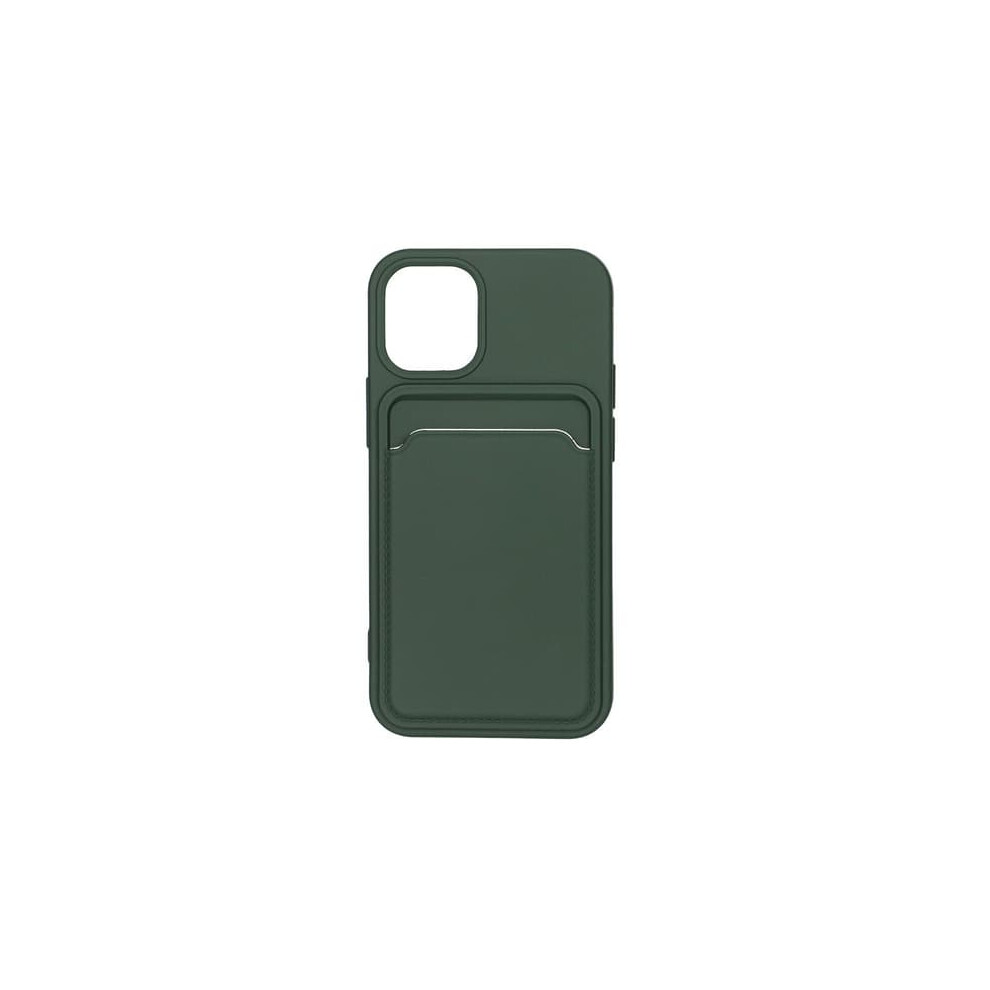 Iphone 13 Mini Silicone Case With Card Holder, Military 962125864656