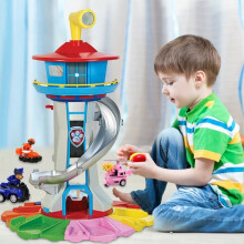 Paw Patrol Tower Toy Set with 9 Dog Figures