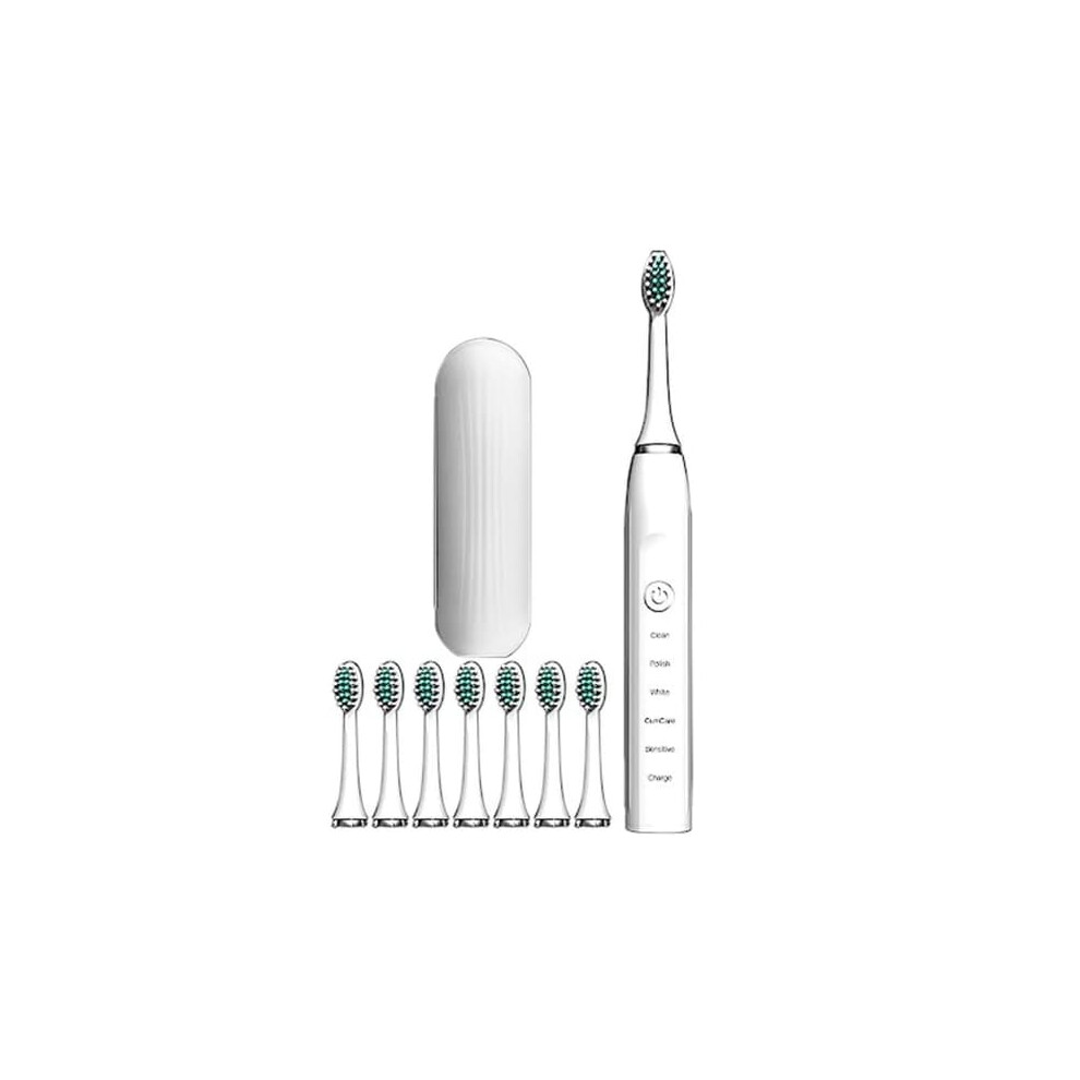 Mordely Smart Electric Toothbrush White Rechargeable