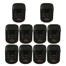 10X 20V to 18V Battery Conversion Dm18M Li-Ion Charger Tool Adapter for Bl1830 Bl1850 Batteries