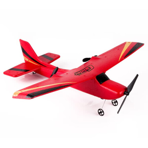 RC Airplane Red 2.4 GHz Rechargeable 1 Piece