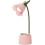 Children's LED Desk Lamp Pink USB Rechargeable Adjustable 1