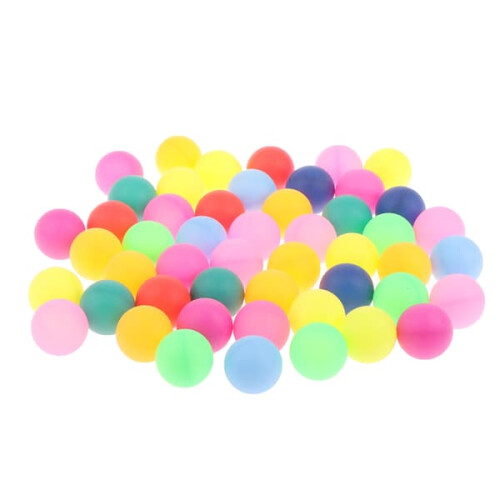 Ping Pong Balls Colorful 40mm 50 pcs