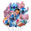 Stitch birthday balloon decoration multicolor foil 1