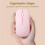 Φορητό ασύρματο ποντίκι Bluetooth Magic Silent Ergonomic Mouses για φορητό υπολογιστή συμβατό με 5