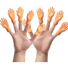 Finger Puppets for Left and Right Hands Set of 2