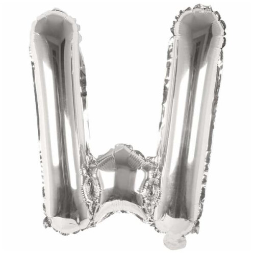 Letter Balloon Silver 80 cm