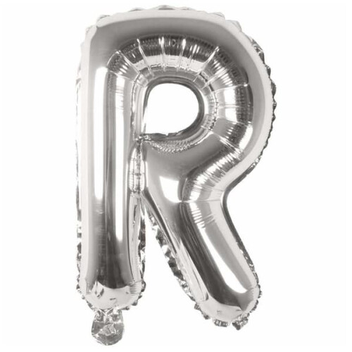 Letter Balloon Silver 80 cm Large