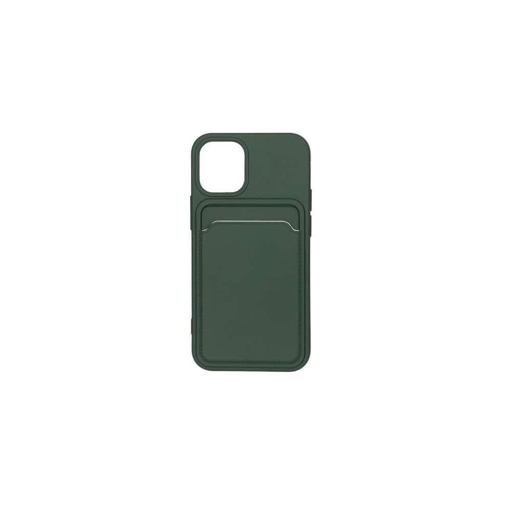 Iphone 13 Mini Silicone Case With Card Holder Military Green 900223000613