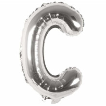 Letter Balloon Silver 80 cm Large