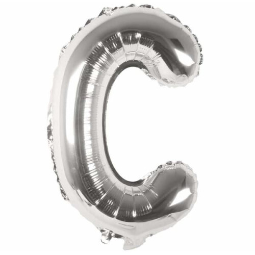 Letter Balloon Silver 80 cm Large