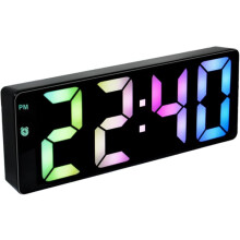 Digital Alarm Clock with Adjustable Brightness for Home