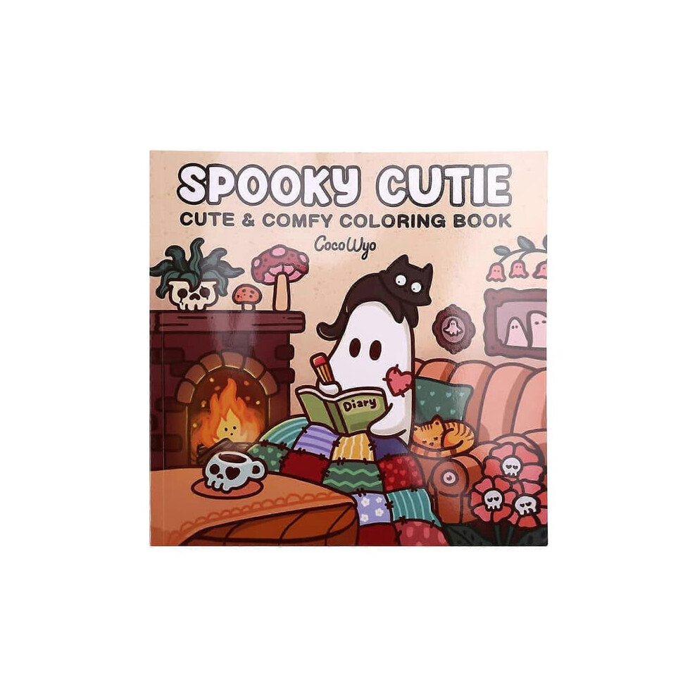 Adult Coloring Book Spooky-Cute Creatures Hygge Relaxation 900223005168