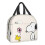 Snoopy-Lunchtasche mit Blumenmuster, Name, Farbbild 1
