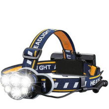 LED headlamp super bright rechargeable 6-LED 12000LM 8 modes