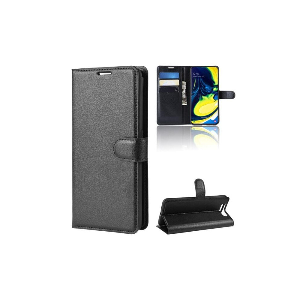 Wallet Case For Samsung Galaxy A80 Black 962125862577