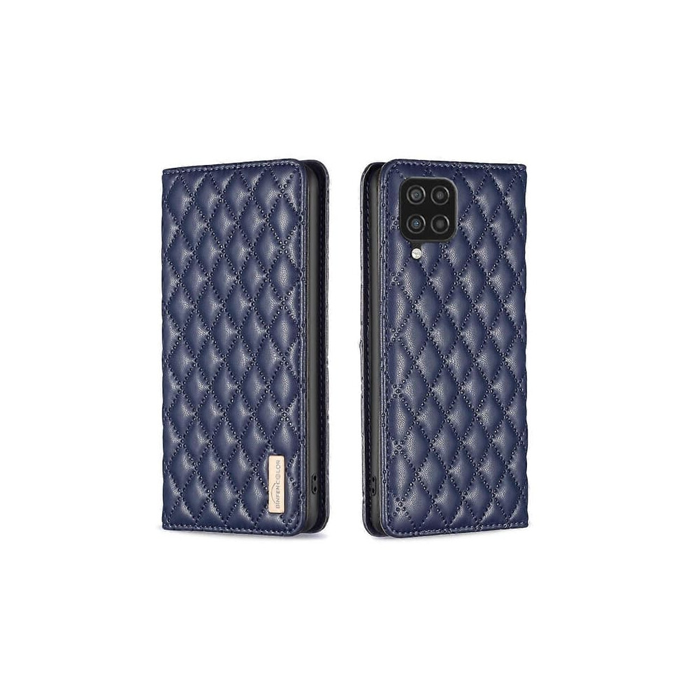 Samsung Galaxy A12 Flip Case Magnetic Leather Blue 962125862515