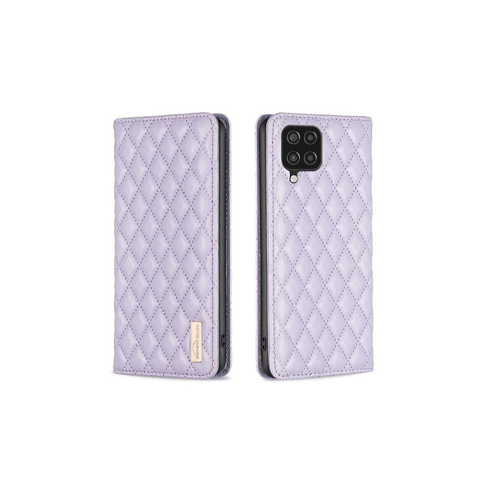 Samsung Galaxy A12 Flip Case Leather Magnetic Purple 962125862478