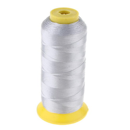 Heavy Duty Bonded Nylon Thread 210D 900 Meter Light Gray 1