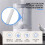 80 Pcs Car Humidifier Sticks Cotton Filter Refill Sticks Filter Replacement Wicks for Portable Ultrasonic Aroma Diffuser 8