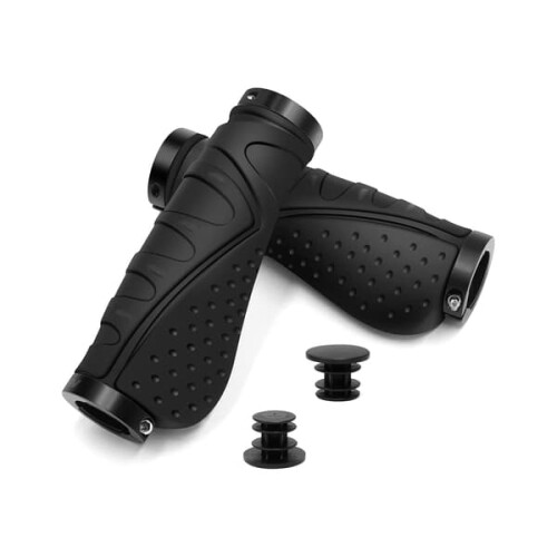 Bicycle Handlebar Grips Rubber Non-Slip Ergonomic 1 Pair