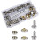 Stainless Steel Snap Fasteners 15mm 50-Pack 1