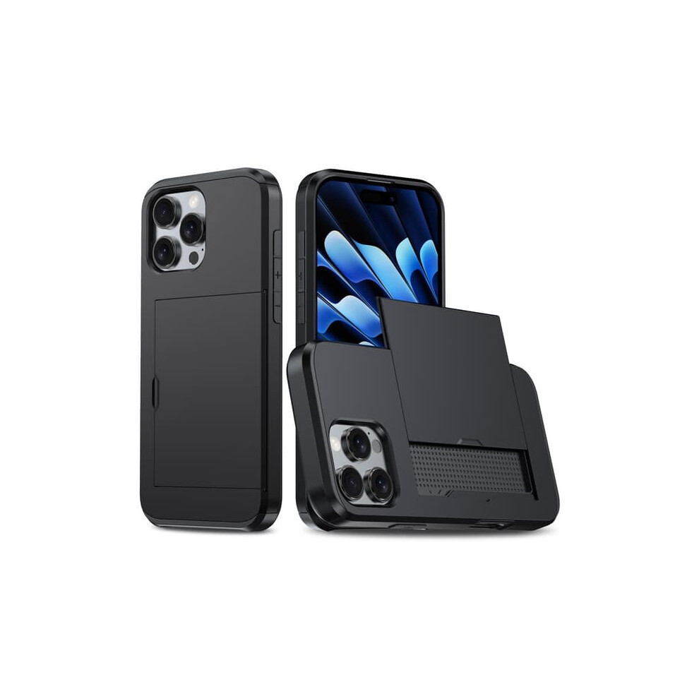 Skalo Iphone 16 Pro Armor Case With Card Holder Black 900223989383