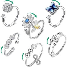 Restless Ring Set Adjustable 6-Piece
