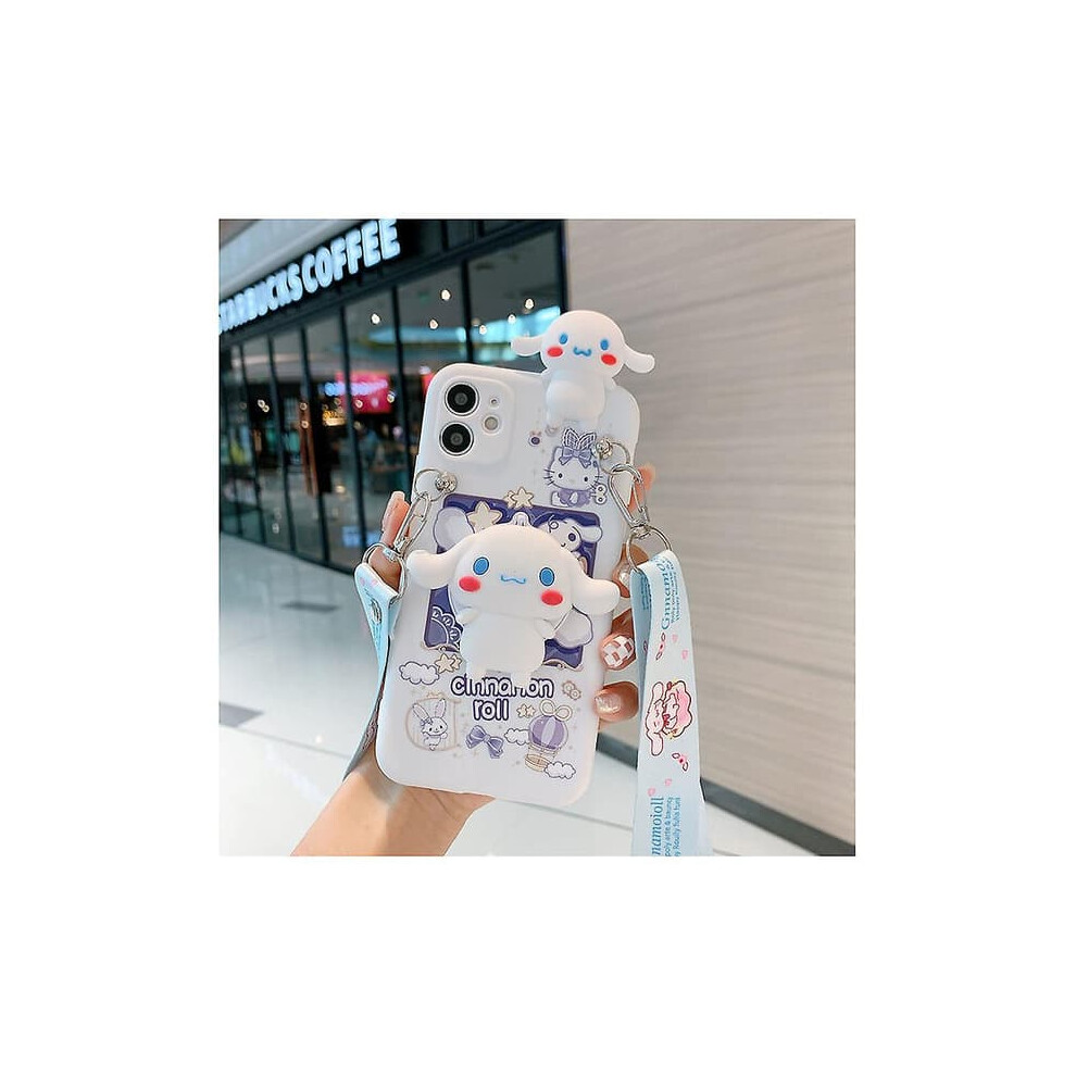 Sanrio Cinnamoroll 3D Iphone Case With Lanyard Strap 900223984418