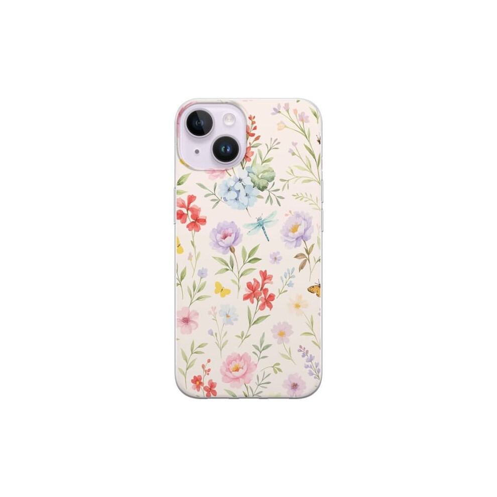 Iphone 15 Transparent Floral Case 900223987785