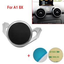 Audi A1 8X 2010-2018 air vent phone holder magnetic silver