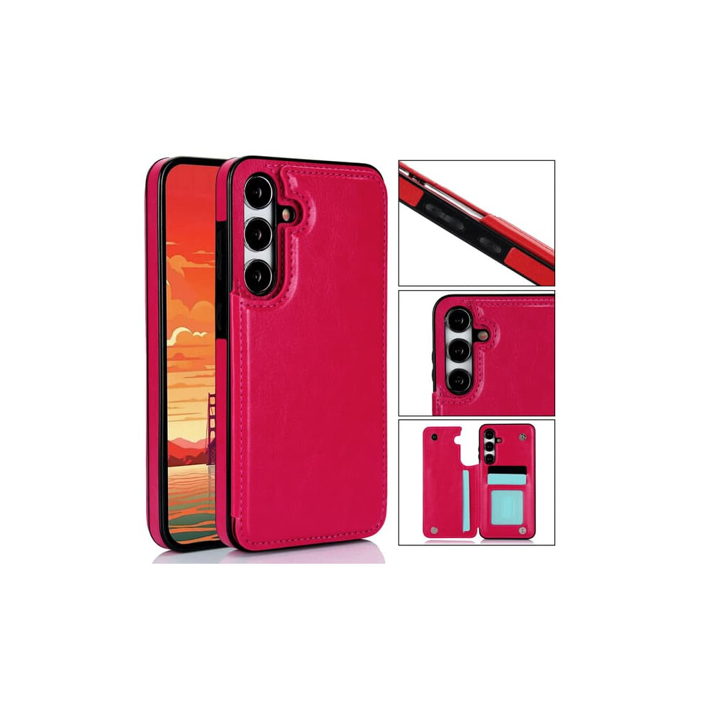 Samsung Galaxy S24 Case With Wallet Slot Hot Pink 962125874549