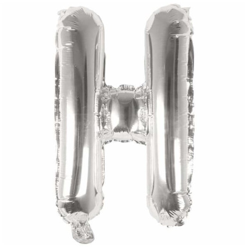 Letter Balloon Silver 80 cm Large