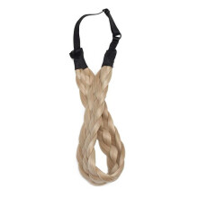 Thick Braided Elastic Hair Band for Women Blond