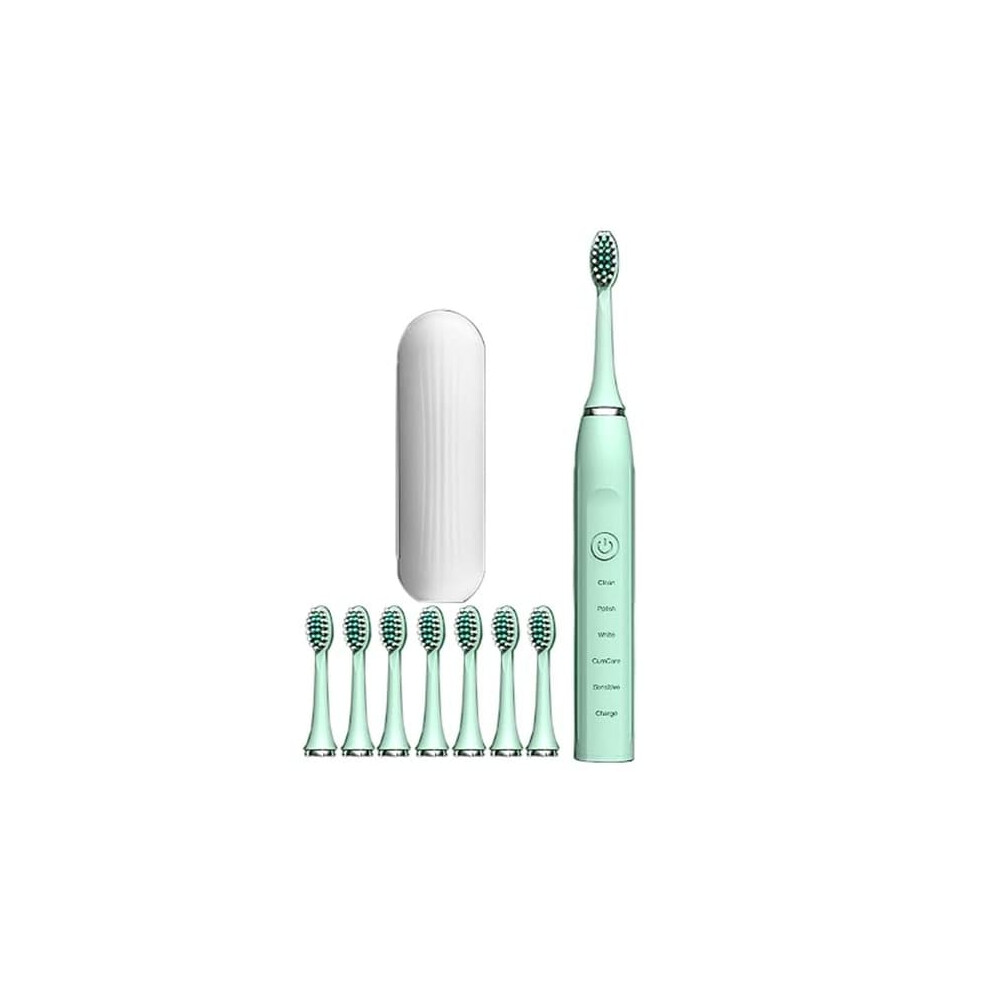 Mordely Smart Electric Toothbrush Green Rechargeable