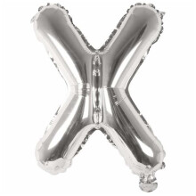 Letter Balloon Silver 80 cm Large