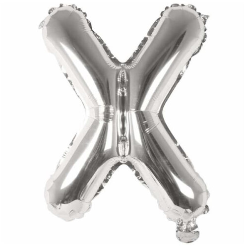 Letter Balloon Silver 80 cm Large