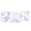 3D Digital Alarm Clock Wall-Mounted LED Time Display with 3 1
