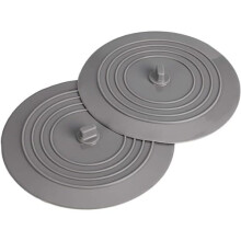 Silicone Bathtub Stopper Drain Plug Cover 6 Inch 2-Pack