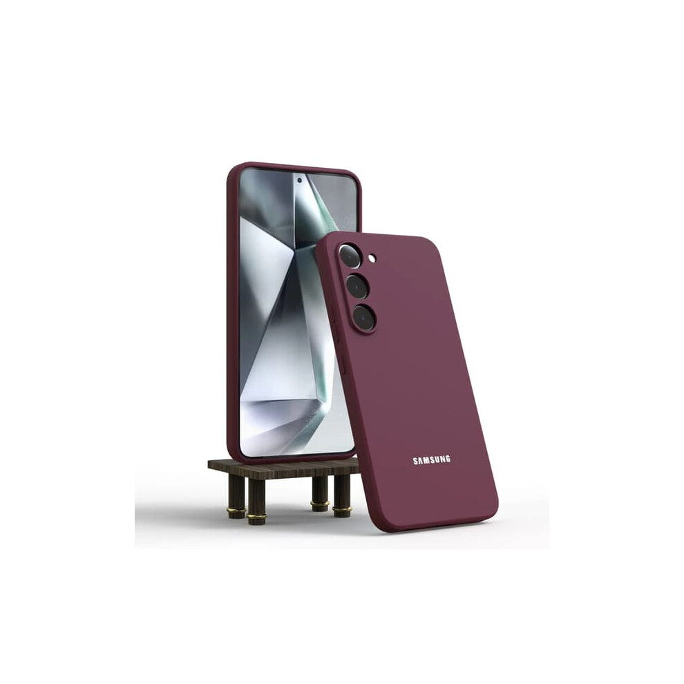 Silicone Case For Samsung Galaxy S24 To A16 Burgundy 900223978325