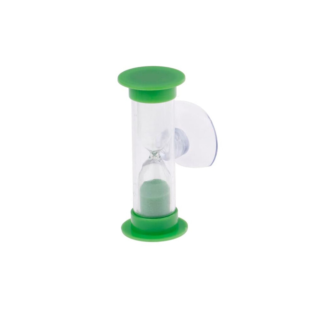 Toothbrush Sand Timer for Kids - Green, 3 Minutes